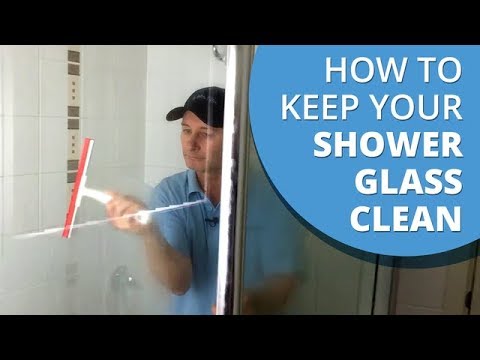 How to keep your shower glass as clean as possible