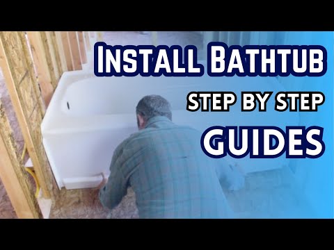 How to Install a Bathtub Step by Step Installation Process - Plumbers Lab
