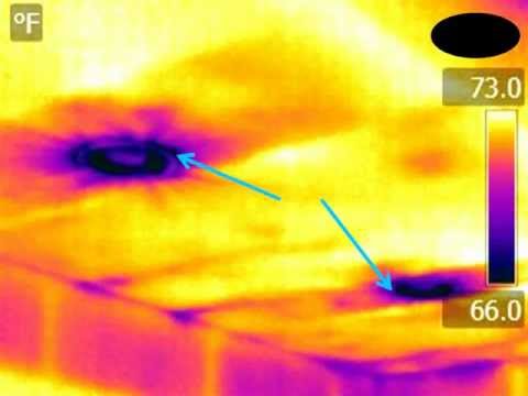 Infrared Thermal Imaging Reveals Air Infiltration and Insulation Deficiencies