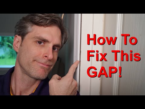 Wall Sticks Out Past Door Jamb / Frame? Simple Way To Fix Door Jamb Gap!