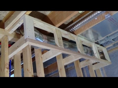 How to Build a Soffit around Ductwork