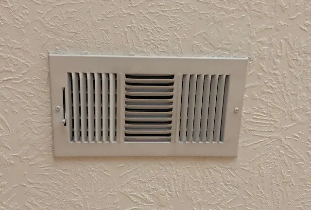 Open vents to ensure that your central air and heat system is running efficiently.