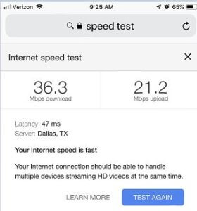 att download speed test