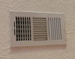 Air vents restrict air movement and must be sealed to prevent air from being forced into the attic.