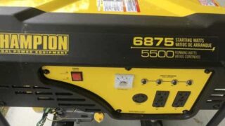 Why does a generator die when it's under load?