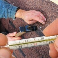 Cold temperature thresholds for roofing.