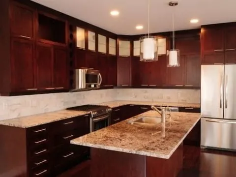 Are Stained Cabinets Outdated Not So, Are Cherry Kitchen Cabinets Outdated