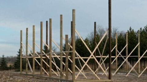 How Far Apart Should Pole Barn Posts Be? This Far Apart