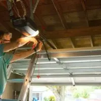 How to stop a garage door from rattling when the wind blows.