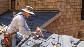 Should roofing nails penetrate through the sheathing?