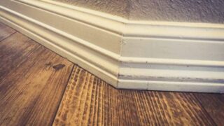 When to install baseboards - before vs after flooring.