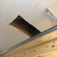 How to widen an attic opening.