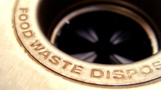 Prevent garbage disposal rusting.