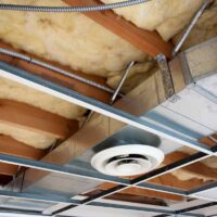 can drywall touch ductwork?