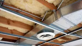 can drywall touch ductwork?