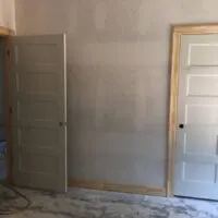 White lines on walls
