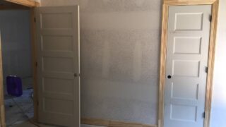 White lines on walls
