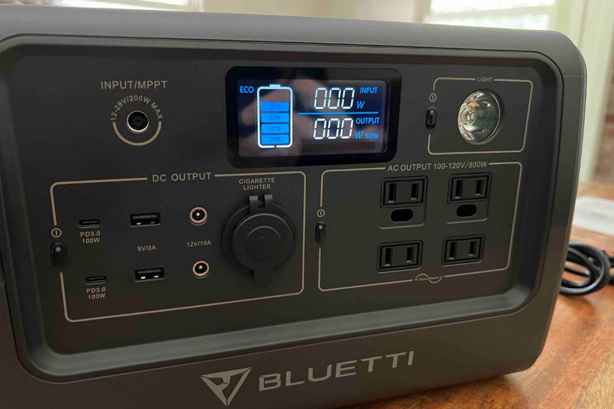 Bluetti EB70S portable power station.